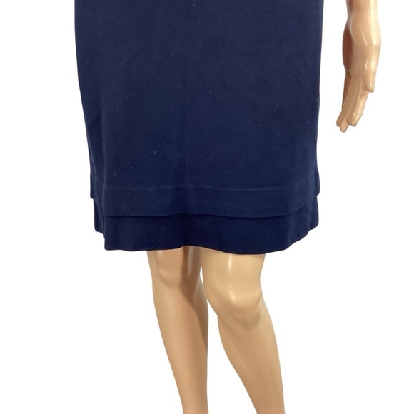 Cabi Lido Skirt Navy Blue Ponte Knit Workwear Pencil Style 5051 Size 8 - Picture 3 of 7